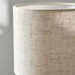 Buxton Natural Faux Linen Table Lamp
