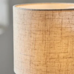Buxton Natural Faux Linen Table Lamp