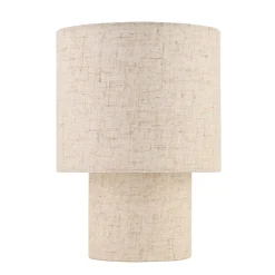 Buxton Natural Faux Linen Table Lamp