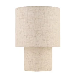 Buxton Natural Faux Linen Table Lamp