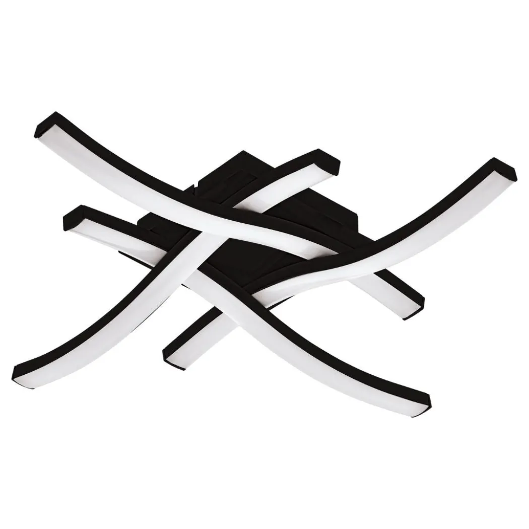 Cabezas Black Flush LED Ceiling Light