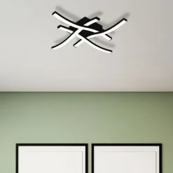 Cabezas Black Flush LED Ceiling Light