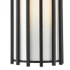 Cagliari Matte Black & Ivory Wall Light