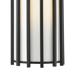 Cagliari Matte Black & Ivory Wall Light