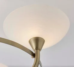 Cagney 3 Light Ceiling Light Antique Brass