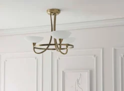 Cagney 3 Light Ceiling Light Antique Brass
