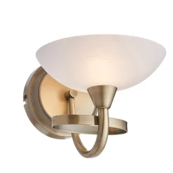 Cagney Antique Brass Wall Light