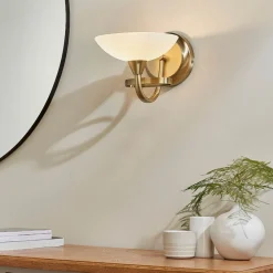Cagney Antique Brass Wall Light