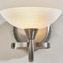 Cagney Satin Chrome Wall Light
