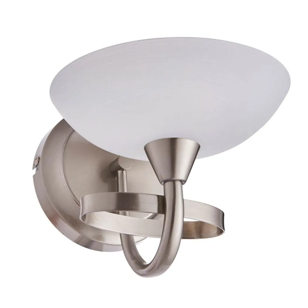 Cagney Satin Chrome Wall Light