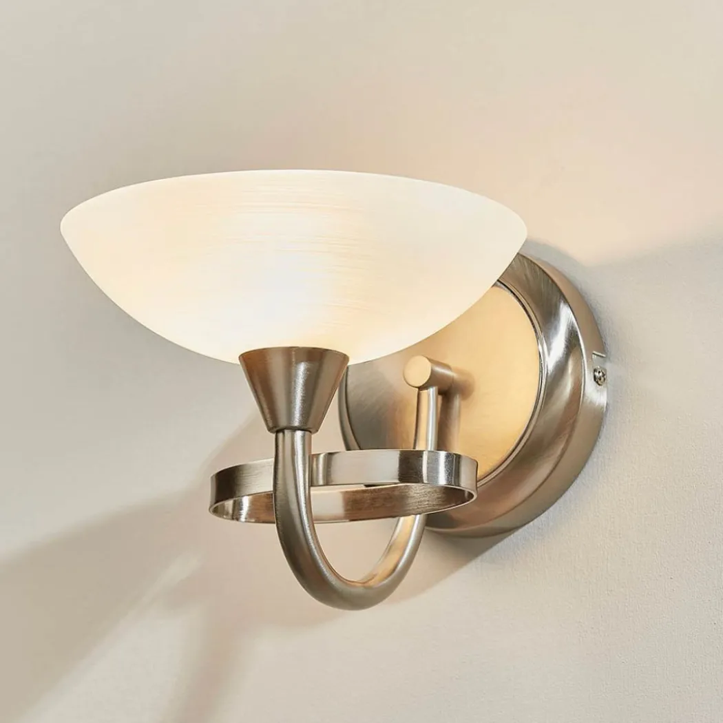 Cagney Satin Chrome Wall Light