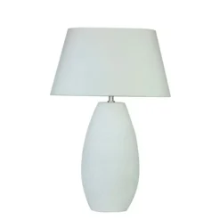 Caitlin Tall White Ceramic Table Lamp