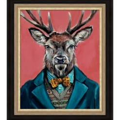 Callum the Deer Framed Wall Art