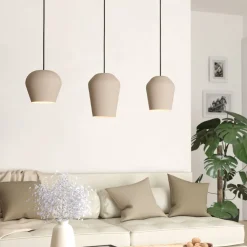 Cambaito 3 Light Sand Ceiling Pendant Bar