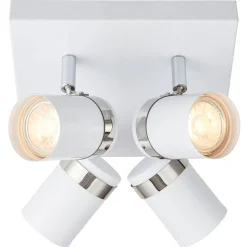 Camden 4 Light White Ceiling Spotlight Plate