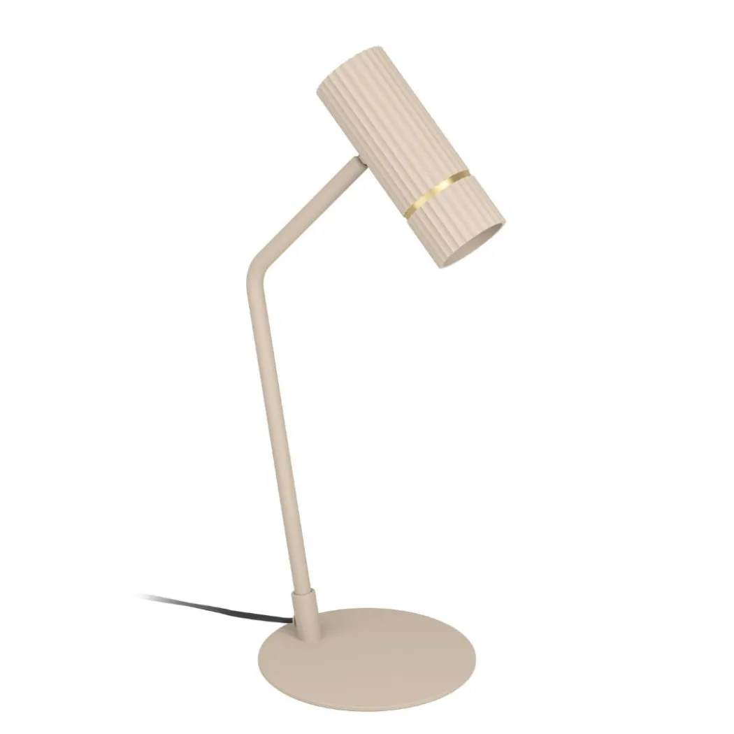 Caminia Sand & Gold Desk Table Lamp