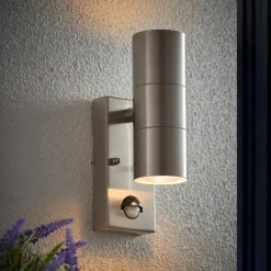 Canon PIR Outdoor Up/Down Wall Light