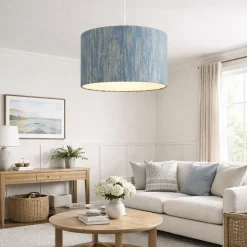 Canterbury 30cm Blue Jacquard shade