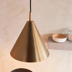 Cape Antique Brass Pendant Ceiling Light