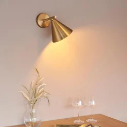 Cape Antique Brass Task Wall Light