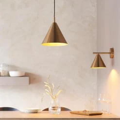 Cape Antique Brass Task Wall Light