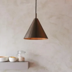Cape Antique Bronze Pendant Ceiling Light