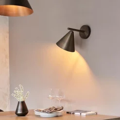 Cape Antique Bronze Task Wall Light