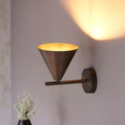 Cape Antique Bronze Task Wall Light