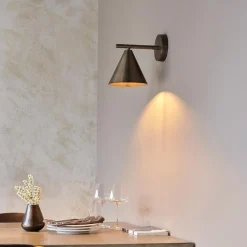 Cape Antique Bronze Task Wall Light
