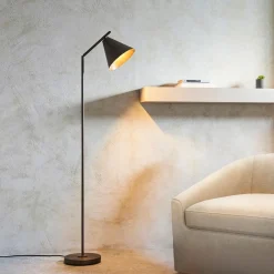 Cape Antique Bronze Task Floor Lamp