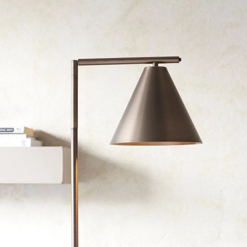 Cape Antique Bronze Task Floor Lamp