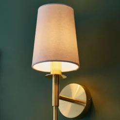 Carlota Brass and White Wall Bracket