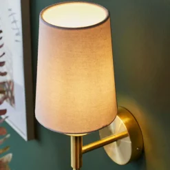Carlota Brass and White Wall Bracket