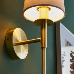Carlota Brass and White Wall Bracket
