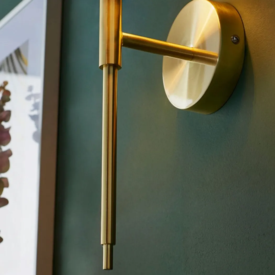 Carlota Brass and White Wall Bracket