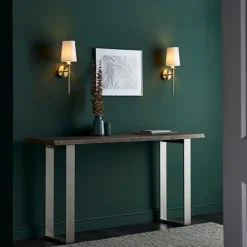 Carlota Brass and White Wall Bracket