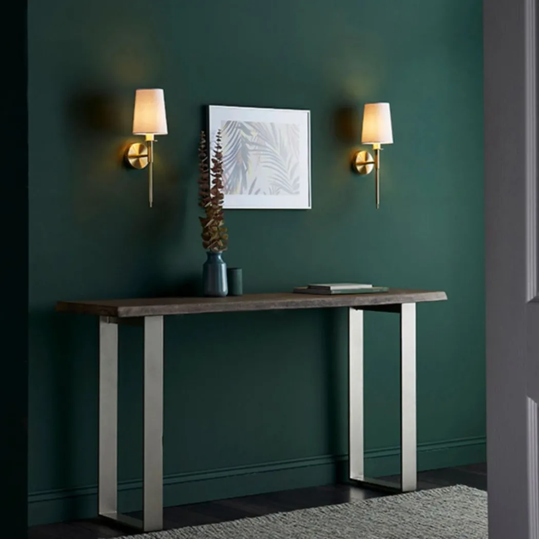 Carlota Brass and White Wall Bracket