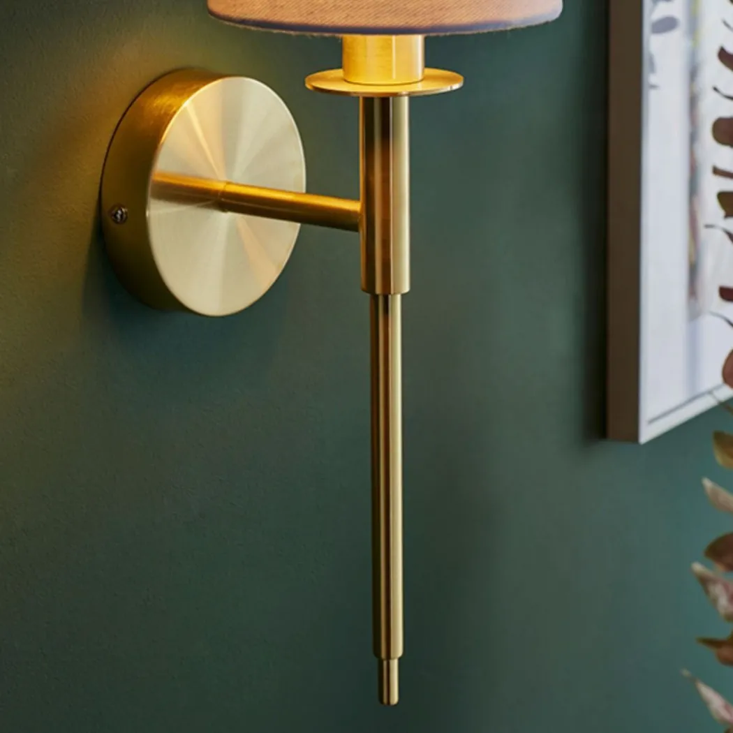Carlota Brass and White Wall Bracket