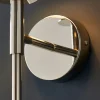 Carlota Nickel and White Wall Bracket