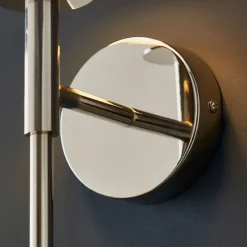 Carlota Nickel and White Wall Bracket