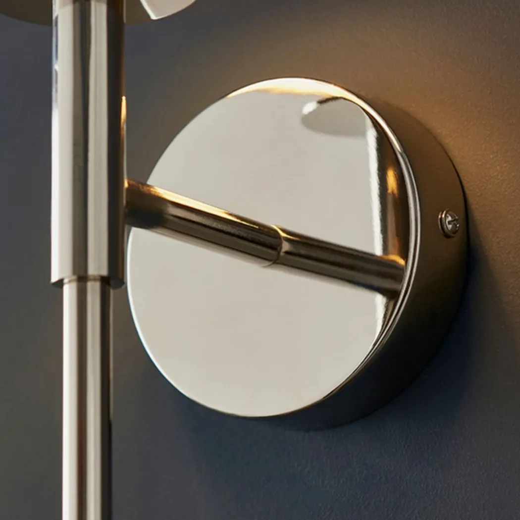 Carlota Nickel and White Wall Bracket