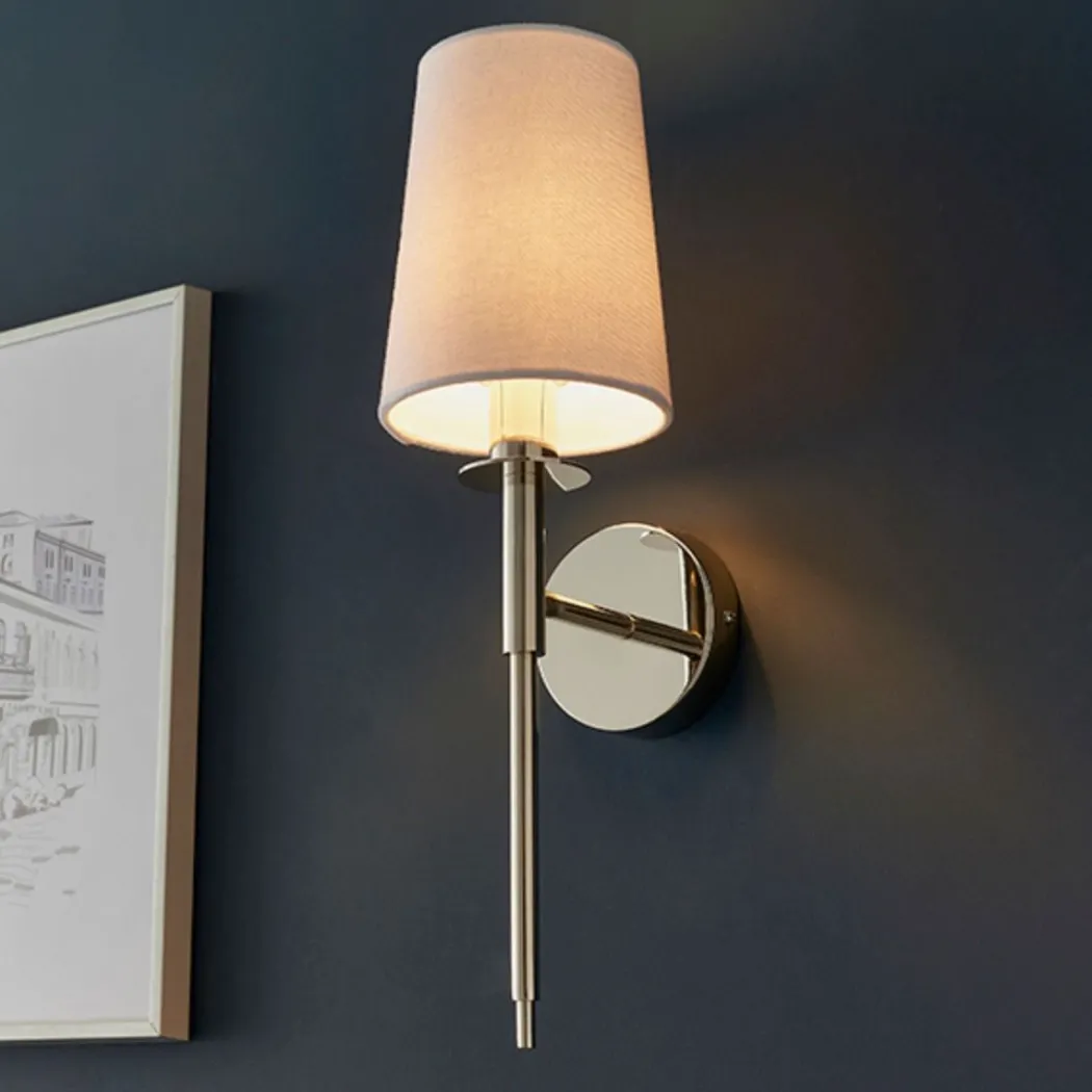Carlota Nickel and White Wall Bracket