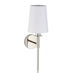 Carlota Nickel and White Wall Bracket