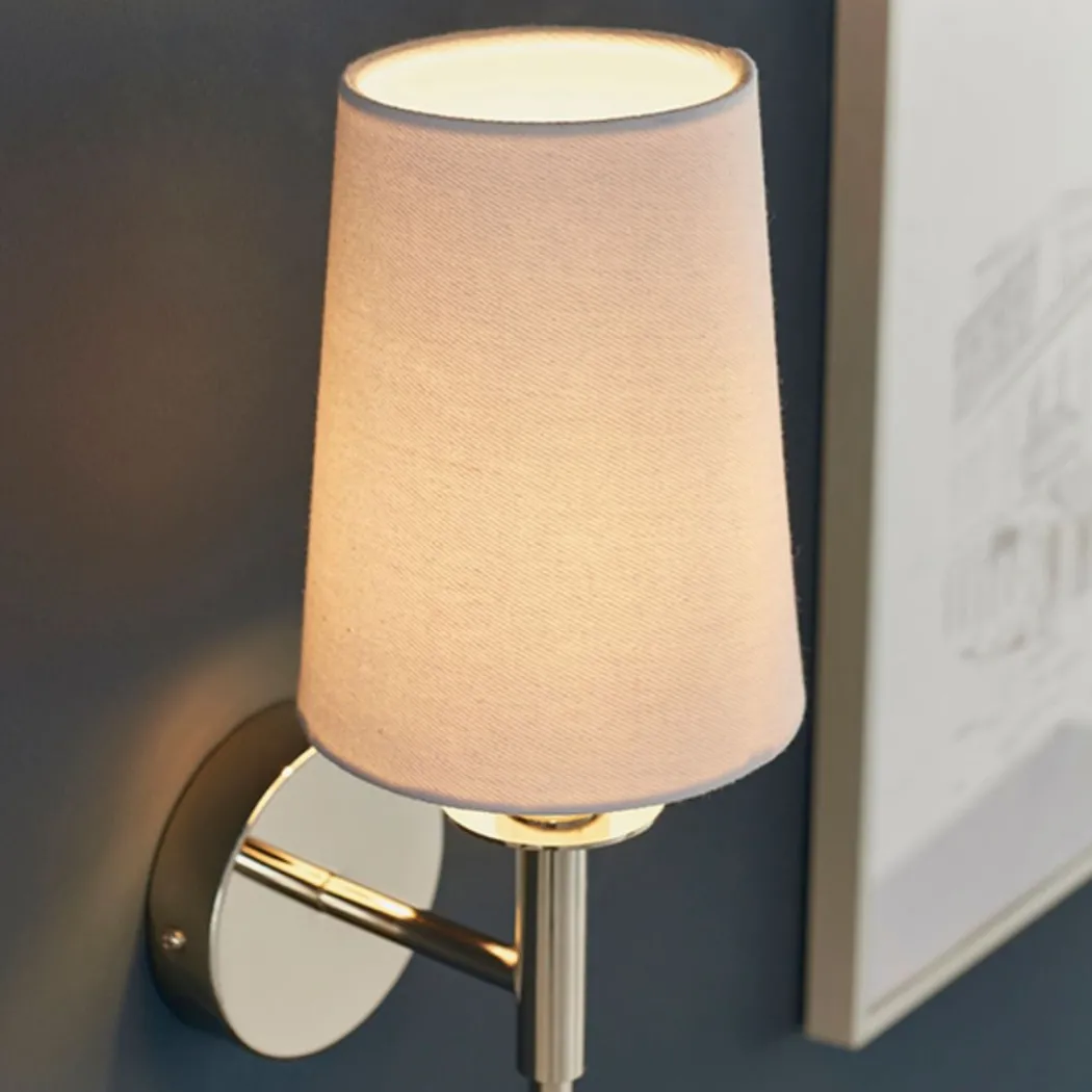 Carlota Nickel and White Wall Bracket