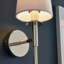Carlota Nickel and White Wall Bracket