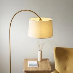 Carlson Brass Arc Floor Lamp