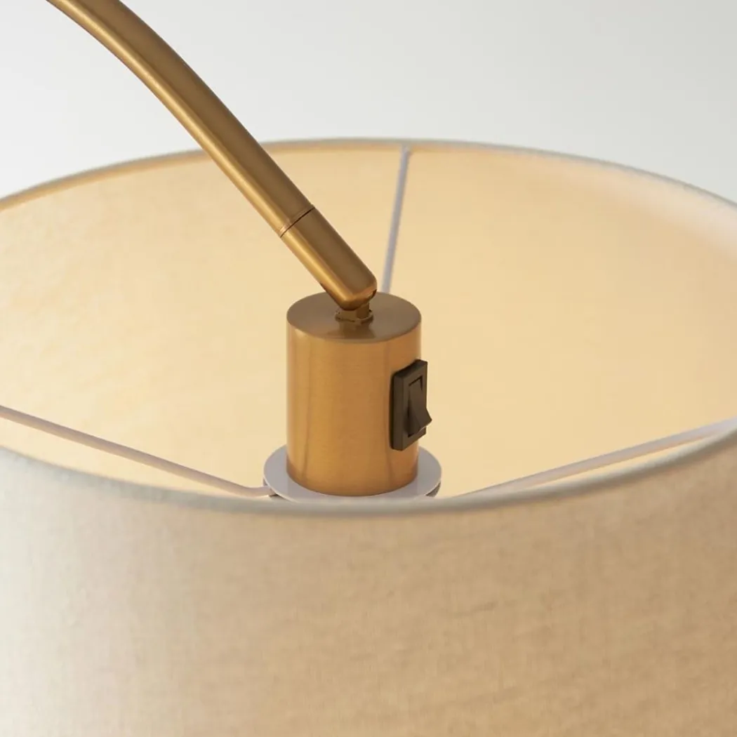 Carlson Brass Arc Floor Lamp
