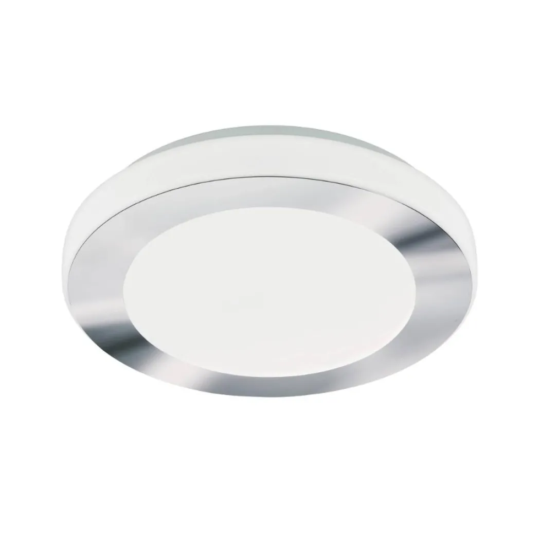 Carpi Chrome LED Bathroom Flush Ceiling Light
