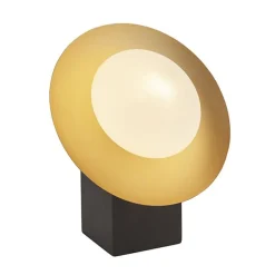 Carrei 1 Light Gold and Bronze Table Lamp