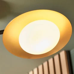 Carrei 3 Light Semi Flush Gold and Bronze Ceiling Light